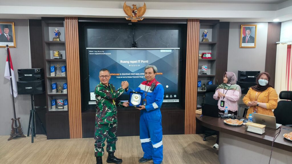 Dalam Rangka KKL, Pasis Dikreg Seskoal Angkatan Ke-66 Kunjungi Pertamina Integrated Terminal Pontianak dan PT Dock Bina Vista